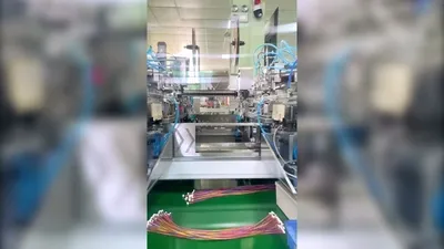 RH-014CC Automatic Two-Sided Terminal Crimping and One-Sided Seal Insertion/Housing Insertion Machine